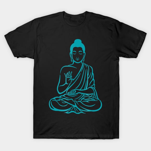 Buddha Buddhist Meditation T-Shirt by JaydeMargulies